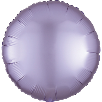 5307040-9914122-2-3-338 Standard Silk Lustre Lilac Folienballon Rund 48 cm