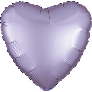 Folienballon "Herz" Pastel Lilac 43cm