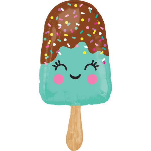 SuperShape Happy Ice Cream Bar Folienballon 43 cm x 88 cm