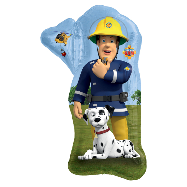 Supershape Fireman Sam Folienballon 55 x 83 cm
