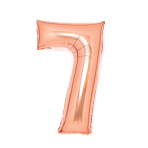 Folienballon Medium 7 Rosé-Gold Folienballon 66cm