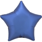 5307385-9914097-2-3-148 Standard Silk Lustre Blau Folienballon Stern 48 cm