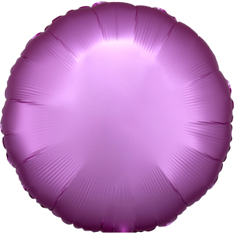 5307386-9914098-2-3-338 Standard Silk Lustre Flamingo Rund Folienballon 43 cm