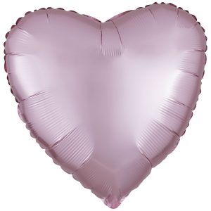 Folienballon "Herz" Pastel Pink 43cm