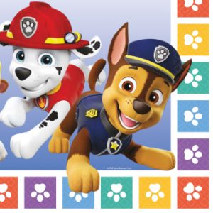 16 Servietten Paw Patrol 33 x 33 cm