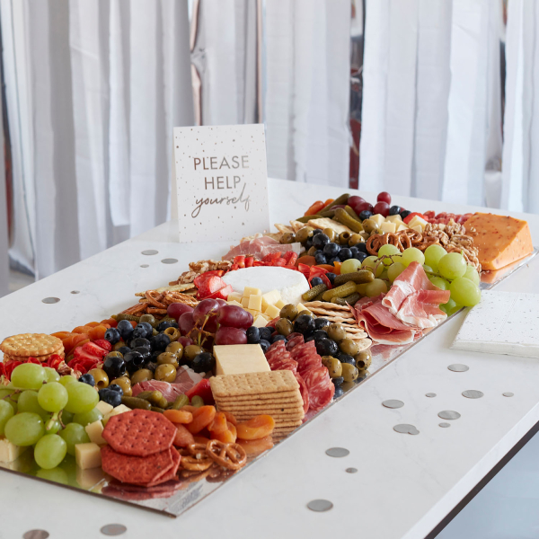 Servierplatte Grazing Board - Silber