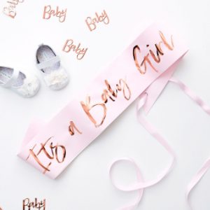 Schärpe it´s a girl Babyshower- Rosa