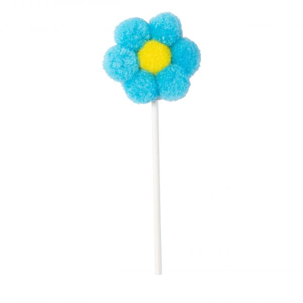 Tortendeko Blume hellblau