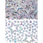Konfetti Star Shimmer silber Folie 14 g