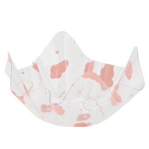 Schale klein Rosa mit Muster 13cm Durchmesser/ 7 cm Höhe