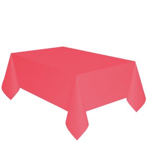 Tischdecke rot Papier 137 x 274 cm