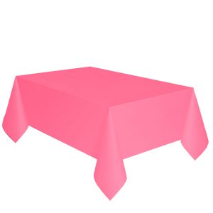 Tischdecke rosa Papier 137 x 274 cm