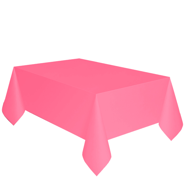 Tischdecke rosa Papier 137 x 274 cm