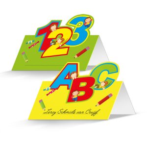 Schulanfang Tischkarten - 24 Stück