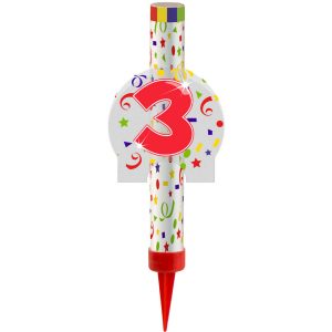 Kategorie F1 Feuerwerk Eisfontäne Ziffer / Zahl 3