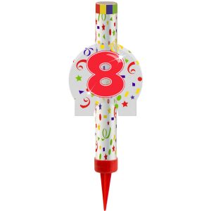 Kategorie F1 Feuerwerk Eisfontäne Ziffer / Zahl 8