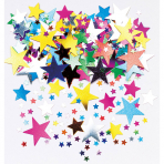 Konfetti Starburst Sterne metallisch Folie 14 g