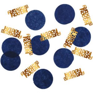 Konfetti Elegant True Blue Happy Birthday - 25 Gramm