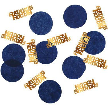 Konfetti Elegant True Blue Happy Birthday - 25 Gramm