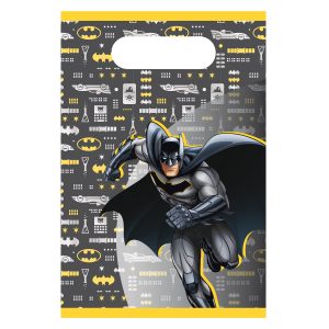 8 Partytüten Batman Papier 15,8 x 23,6 cm