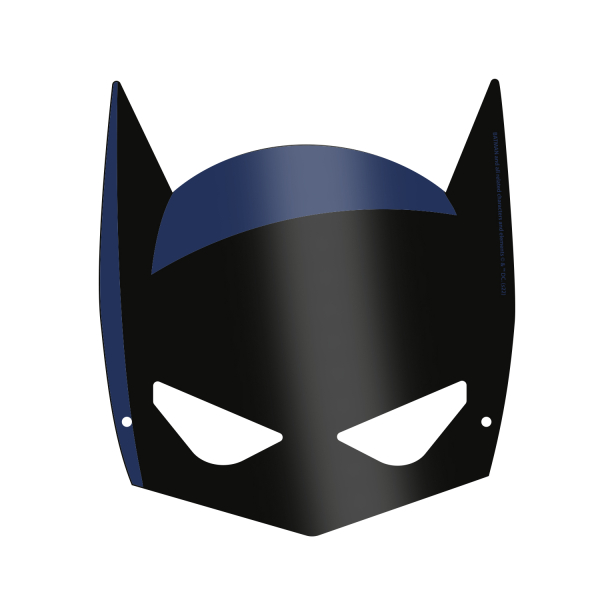 8 Masken Batman Papier