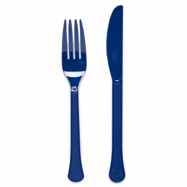 Besteck Plastik Blueberry 24 Stück