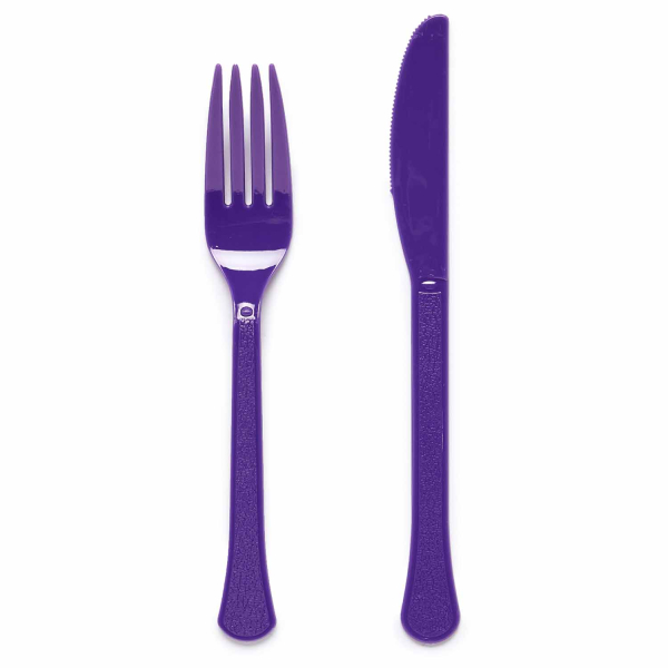 Besteck Plastik Grape 24 Stück