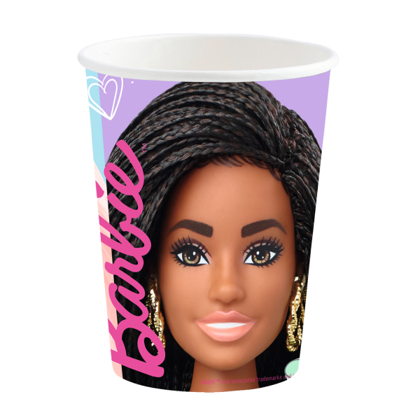 8 Becher Barbie Sweet Life 250 ml
