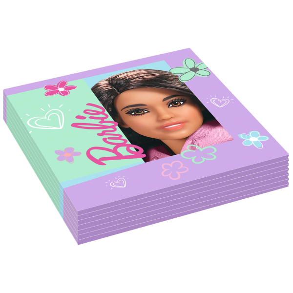 16 Servietten Barbie Sweet Life 33 x 33 cm