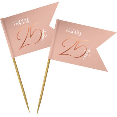 Partypicker Elegant Lush Blush 25 Jahre - 36 Stück