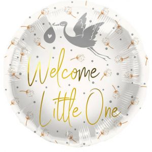 Folienballon Welcome Little One 45 cm