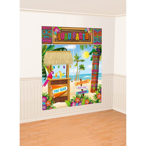 Scene-Setter-Set Hawaiian Plastik 5-teilig 82,5 x 149,8 cm / 25 - 111 x 40,6 cm