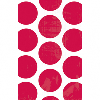 Papiertüten Polkadots rot