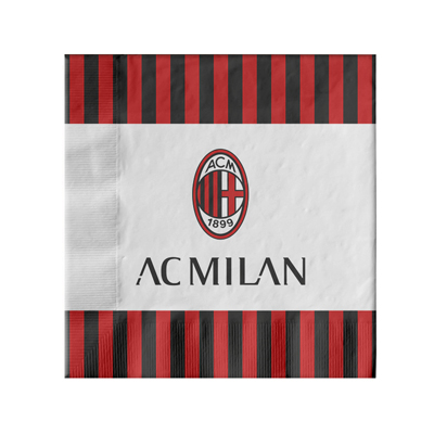 Ac Mailand Servietten 33cmx33cm