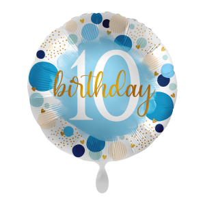 Folienballon Lucky Ten 43cm