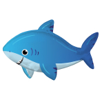 Folienballon Large Shape Ocean Buddies Shark 44 cm x 92 cm