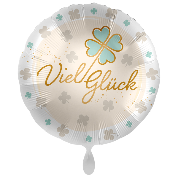 Folienballon "Viel Glück " 43cm