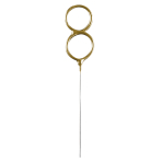 Wunderkerze Zahl 8 Gold