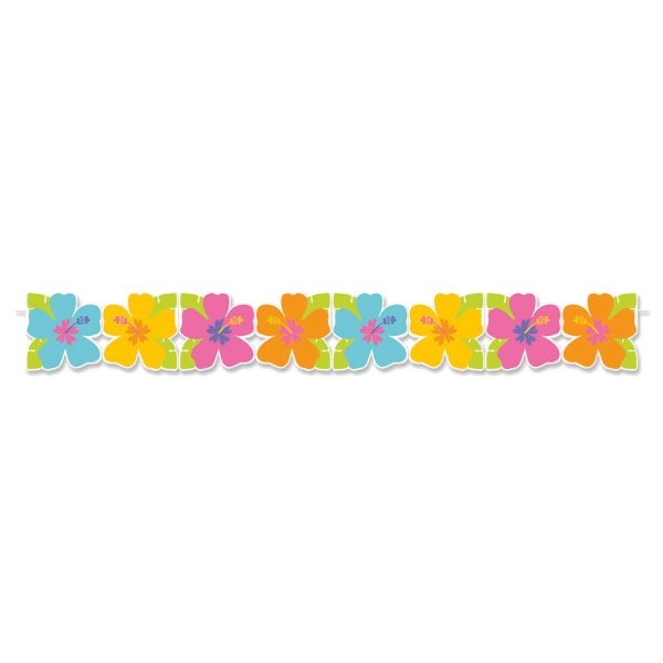 Girlande Hibiscus Papier
