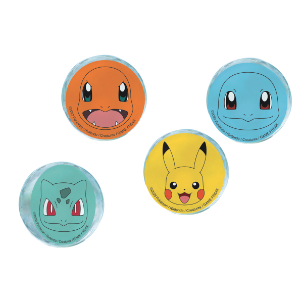 4 Flummibälle Pokémon 4 cm