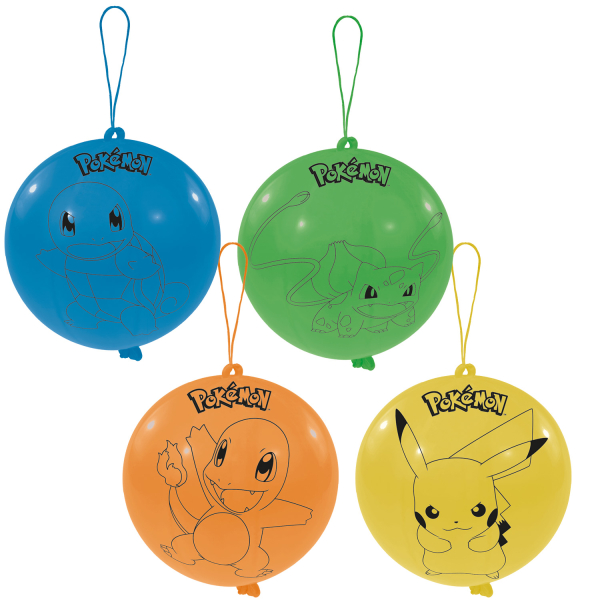 4 Punchballons Pokémon