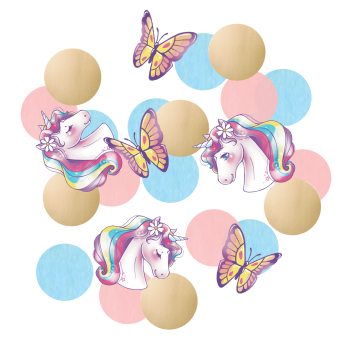 Deko Konfetti Unicorn Dreams