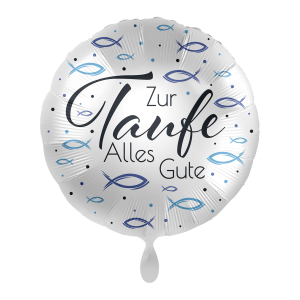 Folienballon "Zur Taufe Alles Gute " 43cm