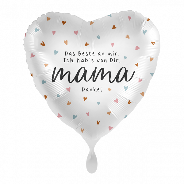 Folienballon "das Beste an mir. Ich hab´s von dir, Mama " 45cm
