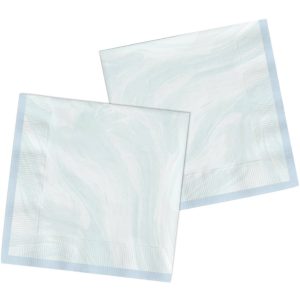 Servietten Marmor Blau 33x33cm - 20 Stück