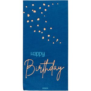 Servietten Elegant True Blue 33x33cm - 10 Stück
