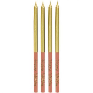 Kerzen Golden Dusk 15cm - 16 Stück