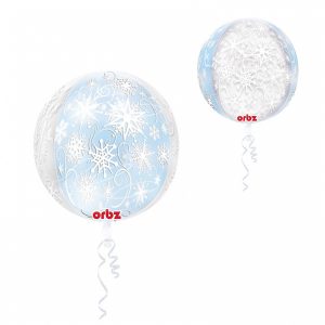Orbz Schneeflocken Folienballon