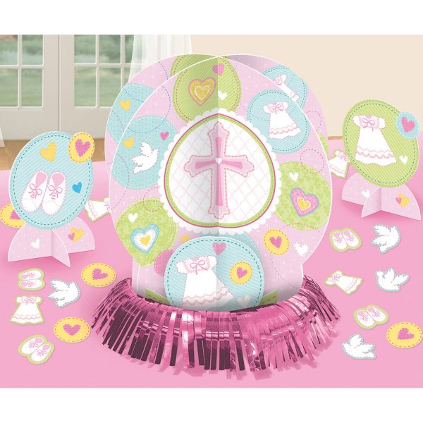 Tischdeko Set Taufe pink