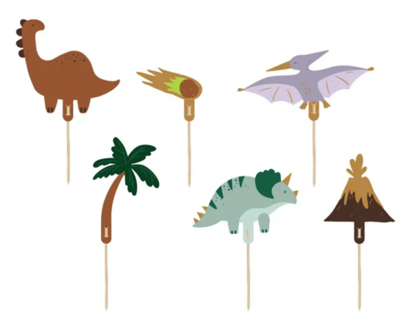 Dinosaurier-Tortentopper, 8-12 cm